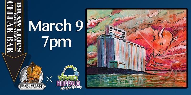 Buffalo Grain Silos Paint Night At Brawlers Cellar Bar | Brawler's Deli ...