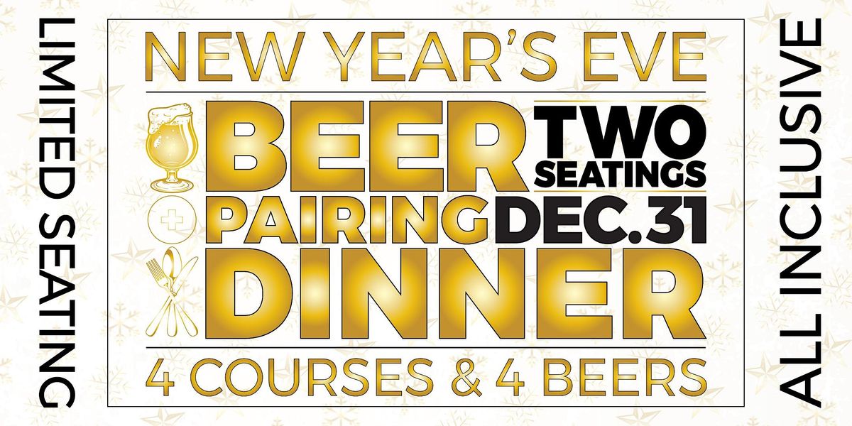 New Years Eve Beer Pairing Dinner 2022 Spoonwood Brewing Co