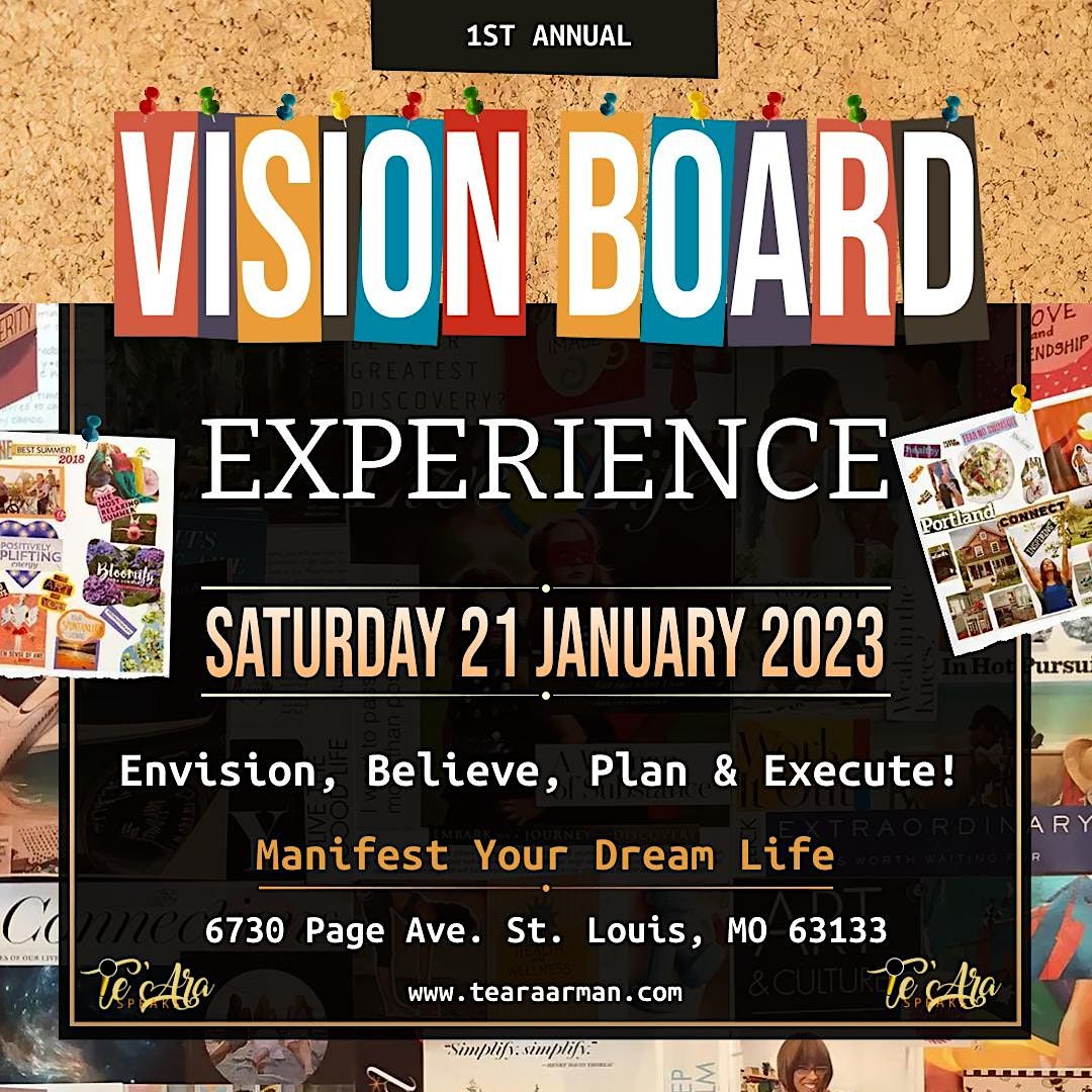 1st Annual Vision Board Experience Goss'Up Pasta Restaurant and Event
