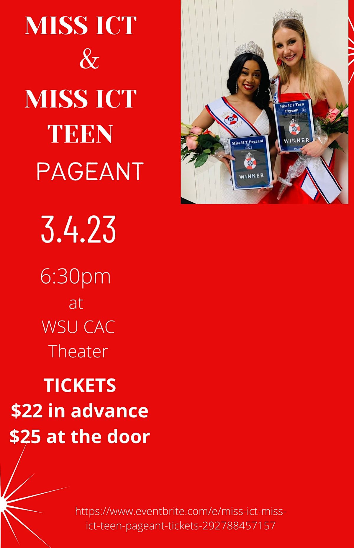 2023 Miss ICT & Miss ICT Teen Pageant | CAC Theater at Wichita State ...