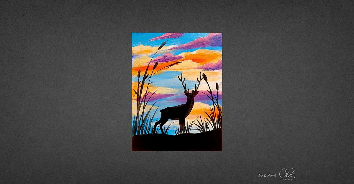 Sip and Paint Sunset Deer (Friday) Le Masterpiece, Petaling Jaya, SL November 25 to December 2