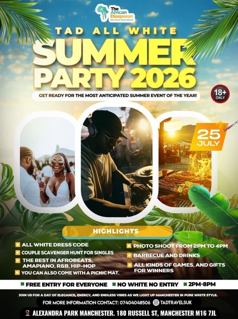 TAD ALL WHITE SUMMER PARTY 2026