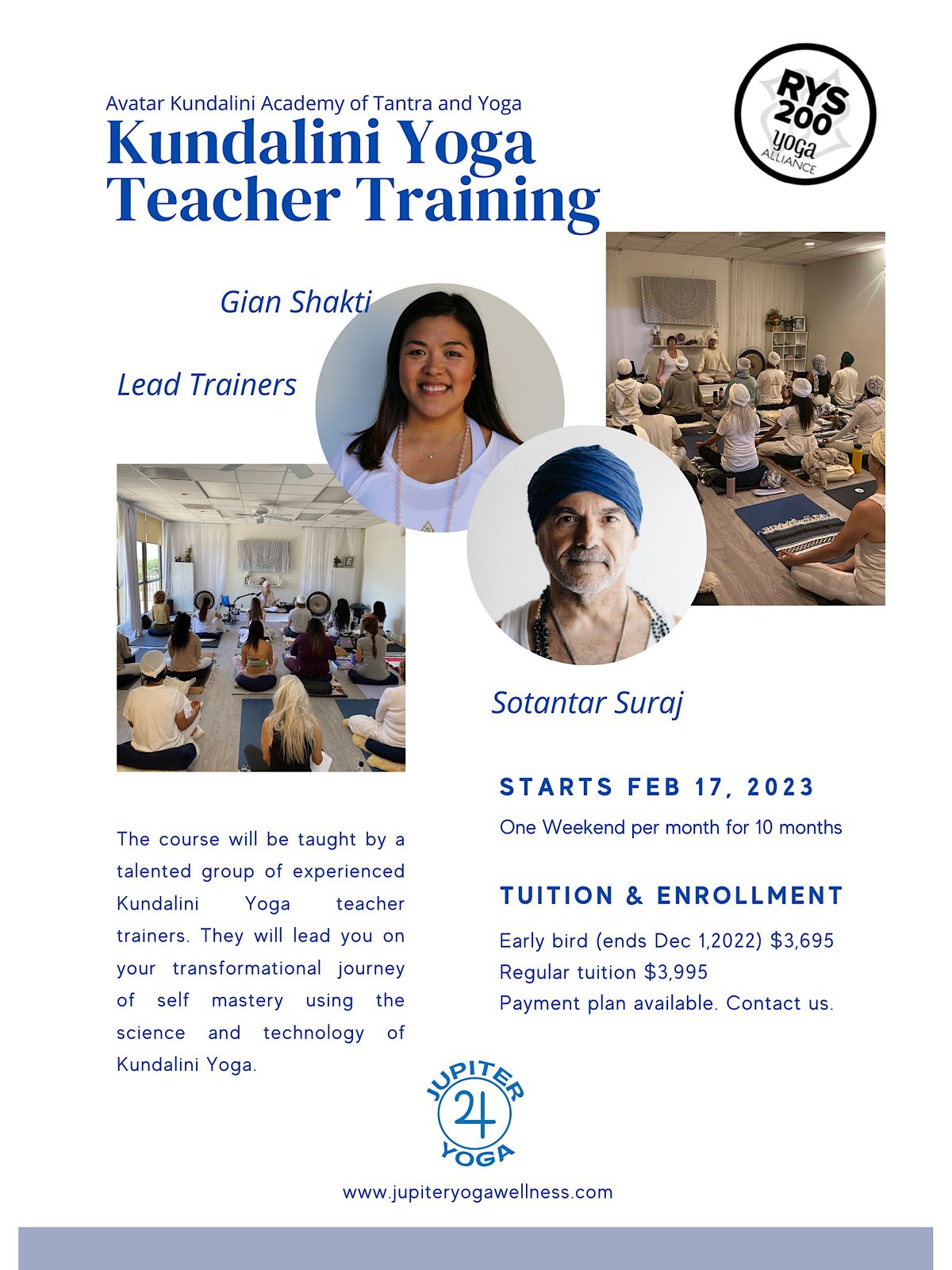 200HR Kundalini Yoga Teacher Training 2023