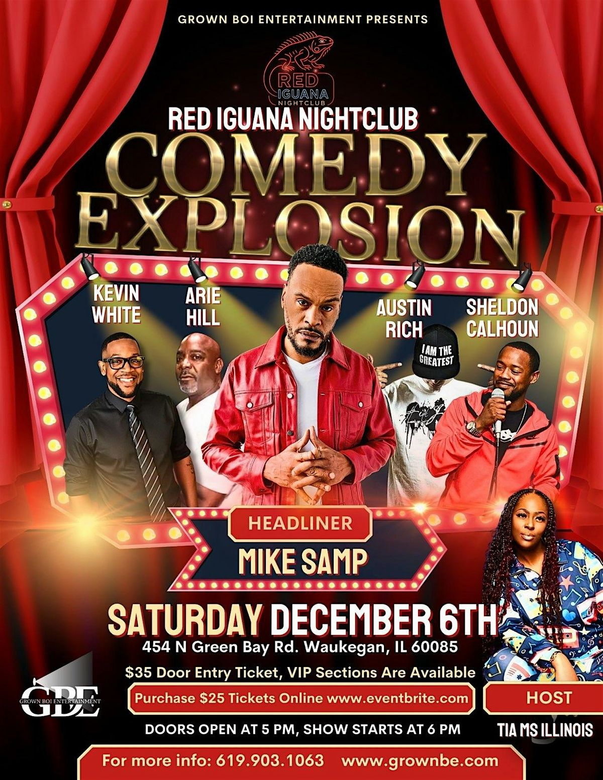 RED IGUANA NIGHTCLUB \u2013 COMEDY EXPLOSION