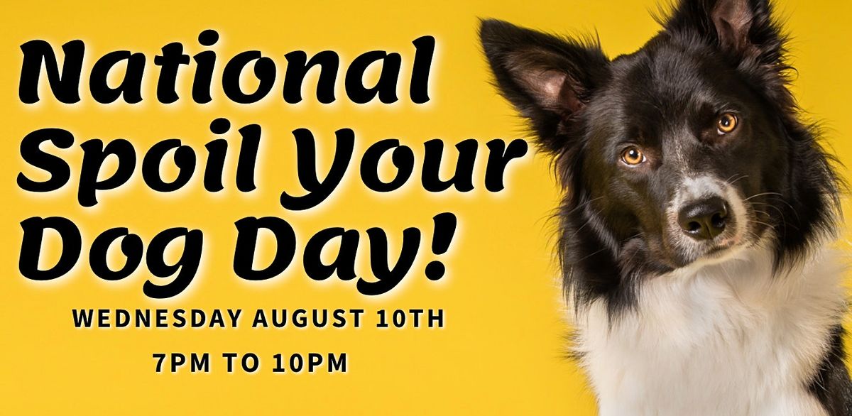 National Spoil Your Dog Day Social Room Hollywood August 10, 2022