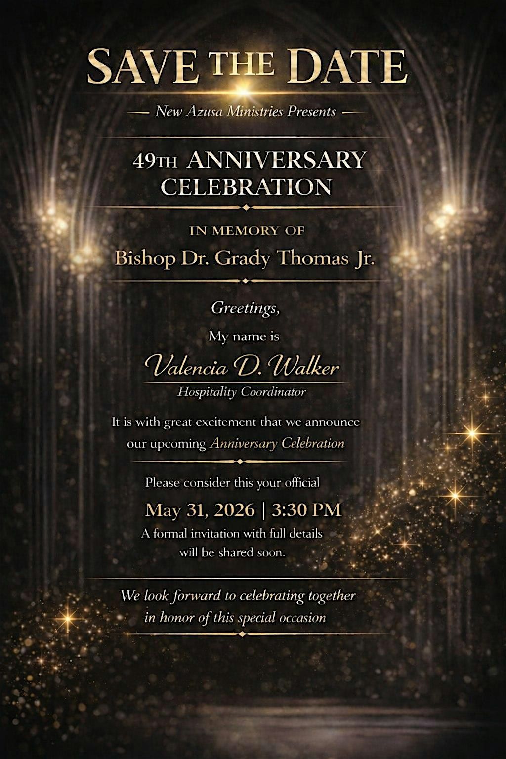 New Azusa Ministries 49th Anniversary Celebration