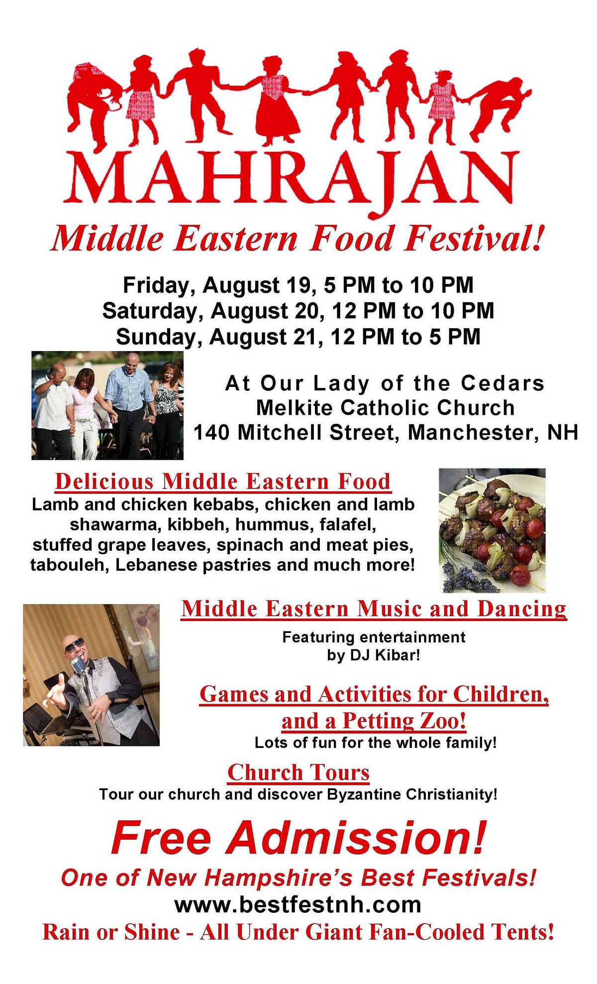 Mahrajan Middle Eastern Food Festival 2022 140 Mitchell St Manchester NH August 19 To Mahrajan middle eastern food festival 2022 140 mitchell st manchester nh august 19 to