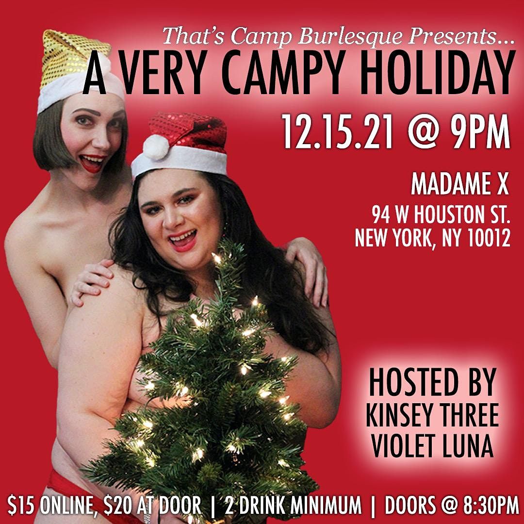 That's Camp Burlesque Presents A Very Campy Holiday
