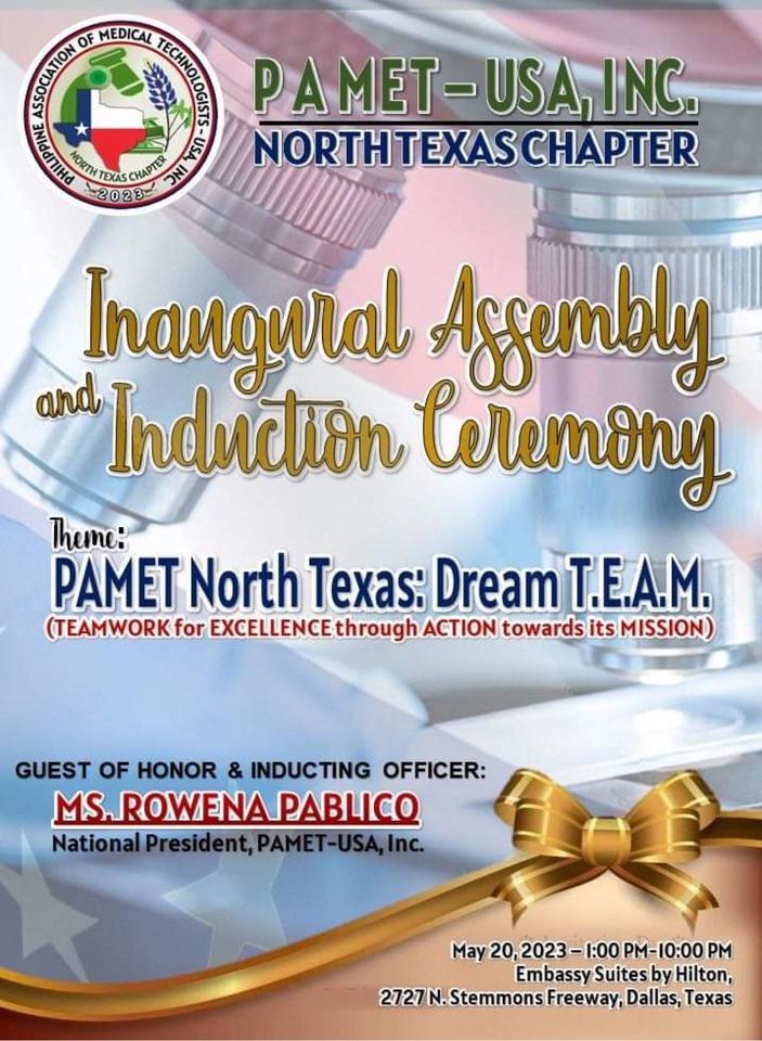 PAMET-USA North Texas Inaugural Assembly - May 20, 2023