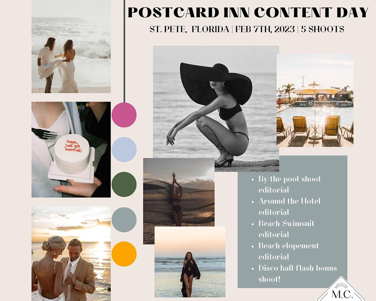 Vogue Inspired Editorial Styled Shoot/Content Day at Postcard Inn On