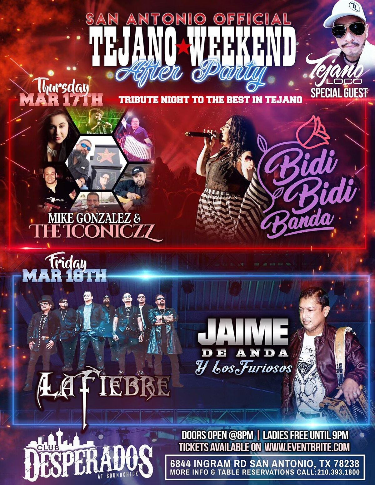 Club Desperados Tejano After Party
