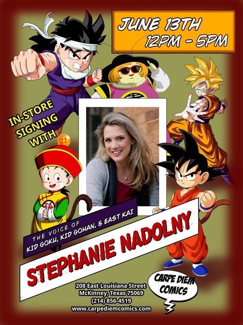 Voice of teen Gohan Stephanie Nadolny at kamehacon 2022