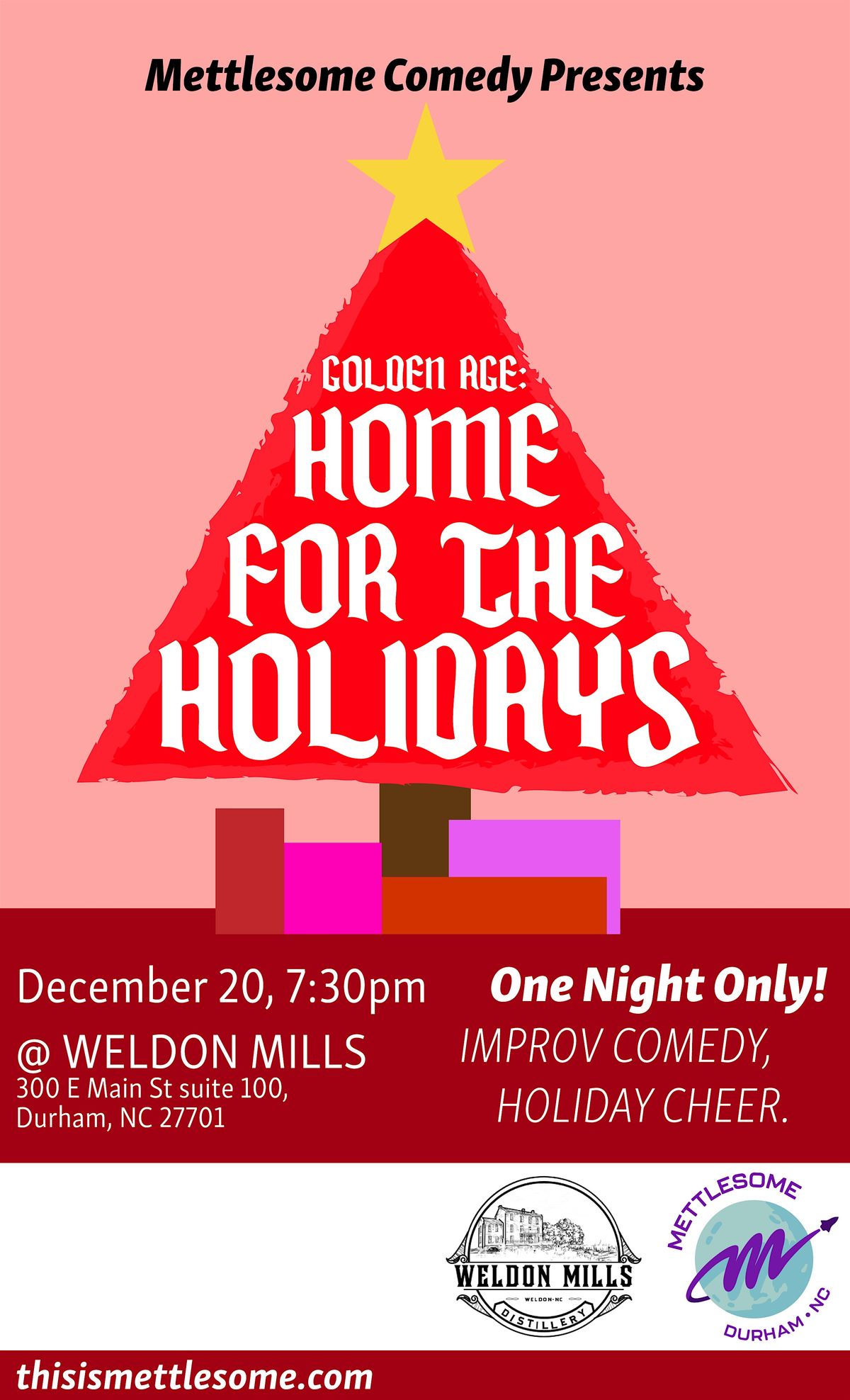 Golden Age: Home For the Holidays Improv Comedy Show