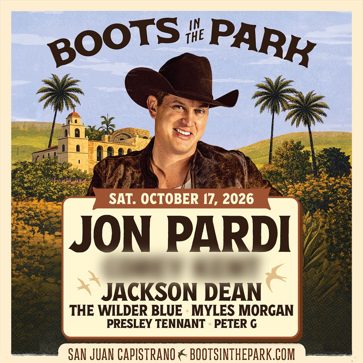 Boots In The Park: Jon Pardi Jackson Dean & The Wilder Blue