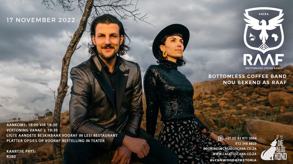RAAF voorheen Bottomless Coffee Band LIVE by Die Blou Hond #soldout
