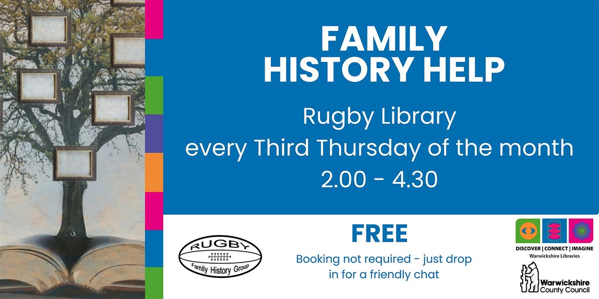 Family History Help at Rugby Library