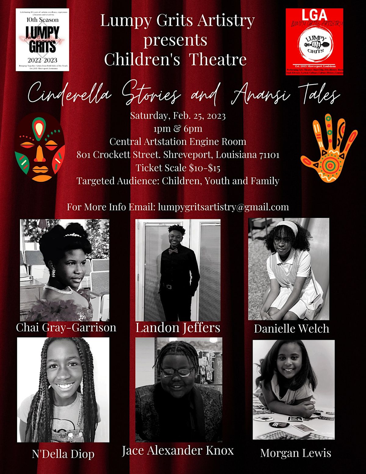Lumpy Grits Artistry presents Childrens Theatre at 801 Crockett St ...