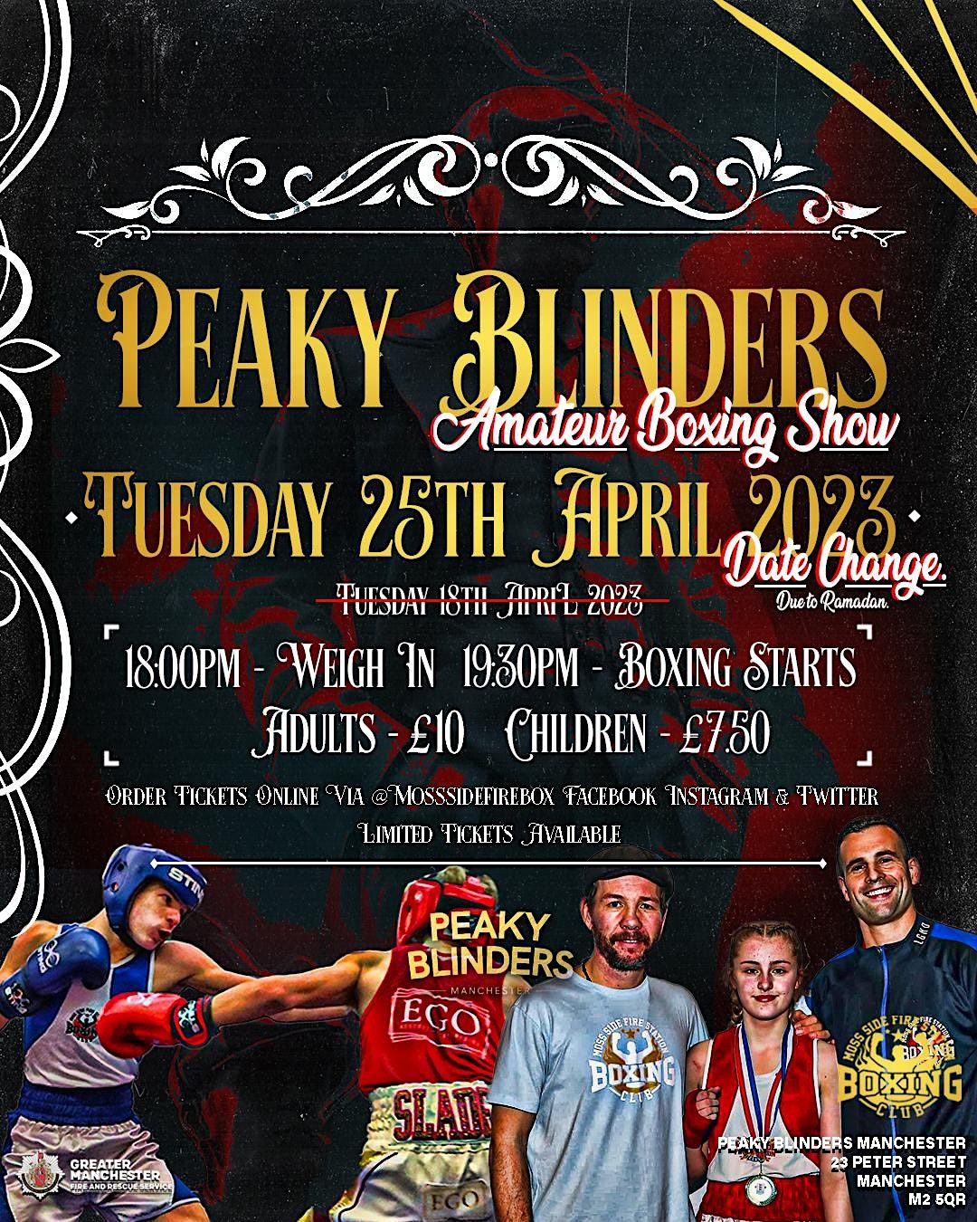 Moss Side Fire Station Amatuer Boxing Show | Peaky Blinders Manchester ...