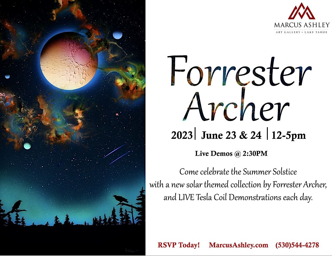 Meet the Artist - Forrester Archer - June 23rd & 24th