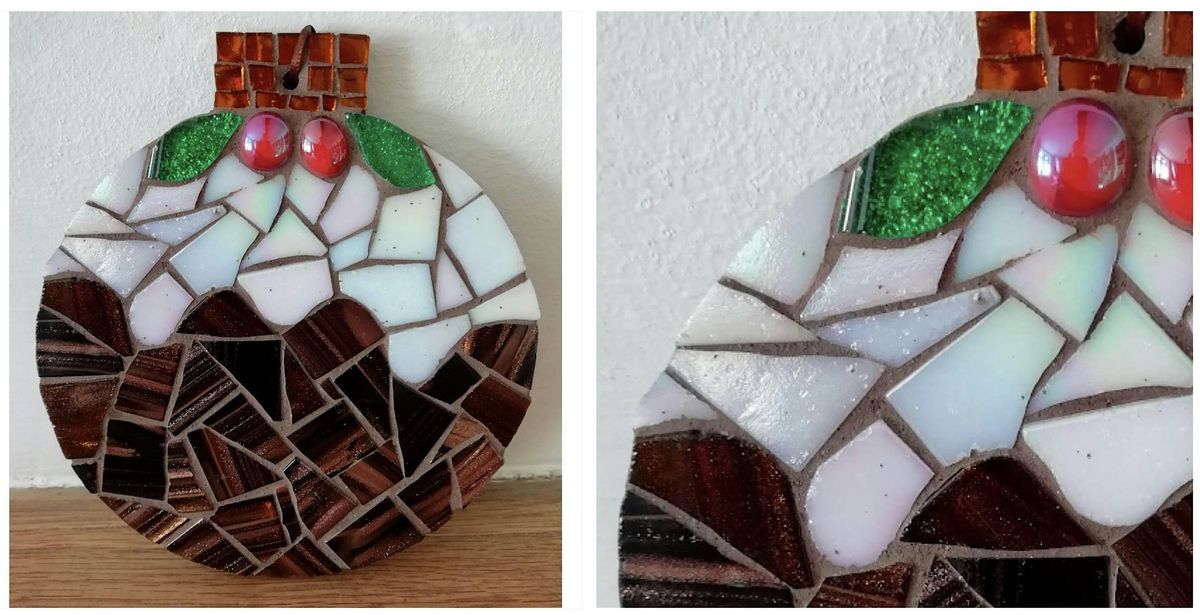 Glass Tiles Mosaic Bauble (afternoon session)