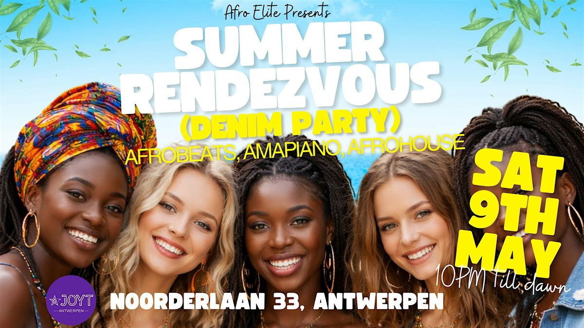 SUMMER RENDEZVOUS (DENIM PARTY) at Joyt Antwerpen on 9th May, 2026