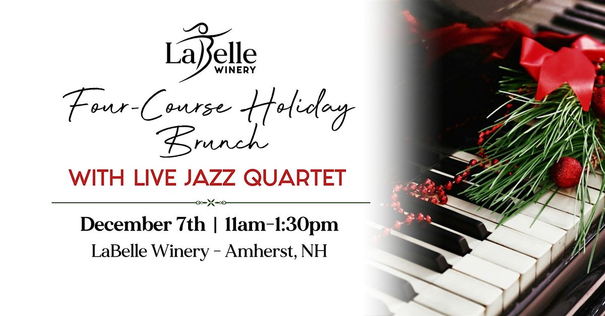 Four-Course Holiday Brunch with Live Jazz Quartet (12\/7\/25 \u2013 Amherst)
