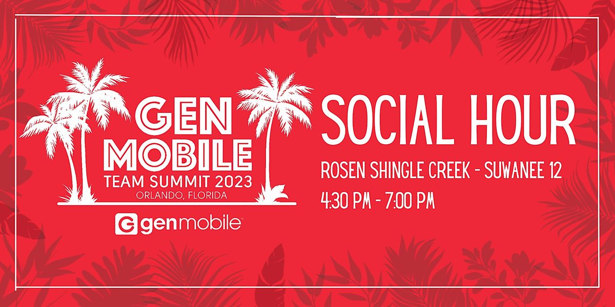 DISH Team Summit 2023 Gen Mobile Social Hour Rosen Shingle Creek