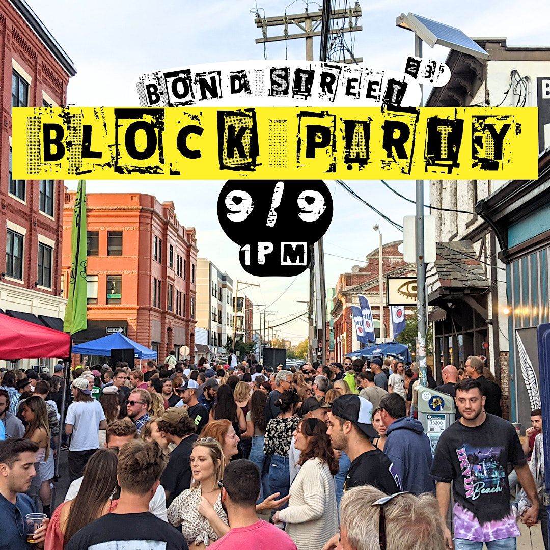 BOND ST BLOCK PARTY at Bond Street Bar, Asbury Park on 9th September, 2023