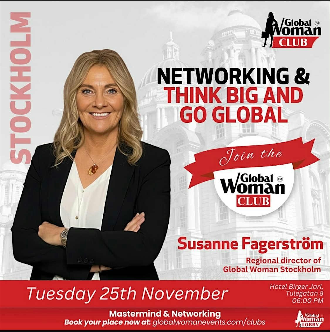 Global Woman Club Stockholm City (In-Person)