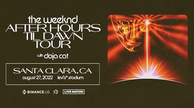 THE WEEKND with DOJA CAT PARTY BUS from SAN FRANCISCO TO LEVIS STADIUM |  Westwood (Pickup Location), San Francisco, CA | August 27, 2022