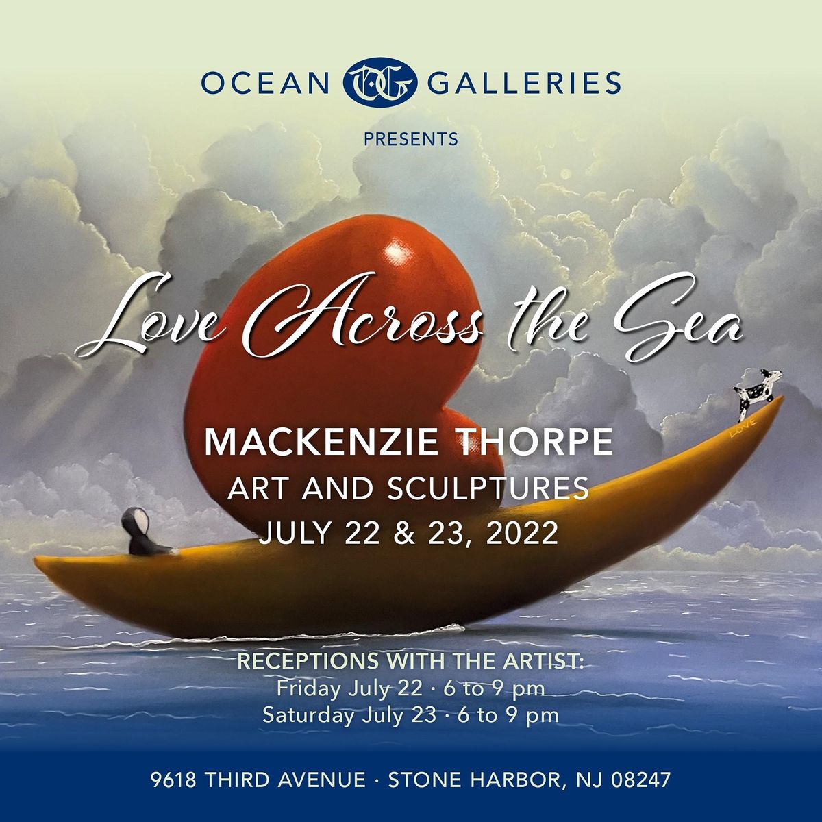 Mackenzie Thorpe \u201cLove Across the Sea\u201d