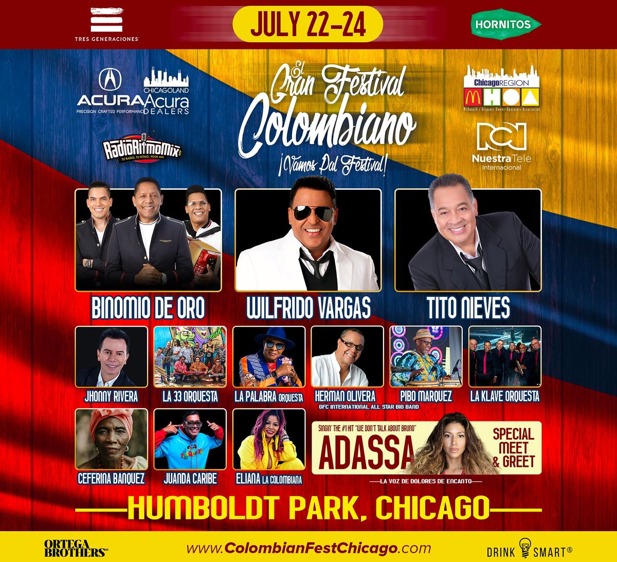 COLOMBIAN FEST CHICAGO Colombian Fest Chicago July 23, 2022