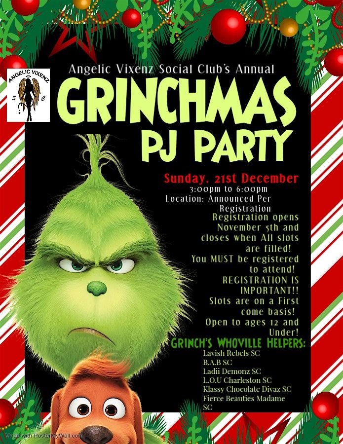 Annual Grinchmas PJ Party