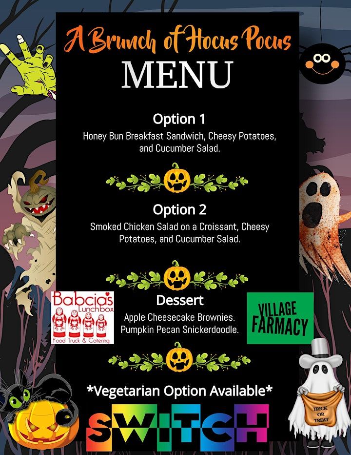 A Brunch of Hocus Pocus! Drag Queen Bingo! Club Switch, Youngstown