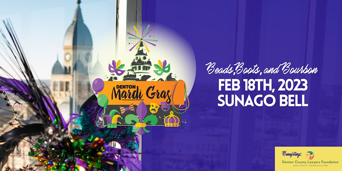 2023 Denton Mardi Gras Sunago Bell, Denton, TX February 18, 2023