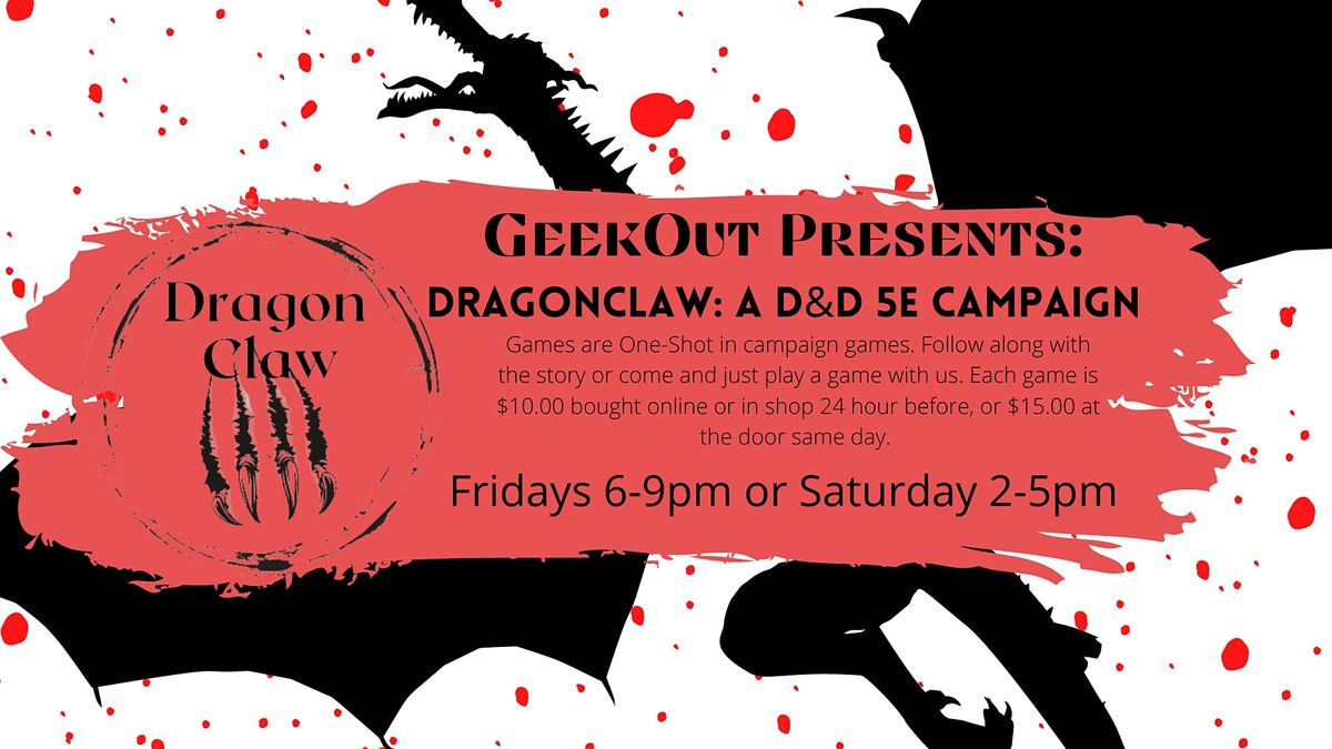 Dragonclaw 5e Printable