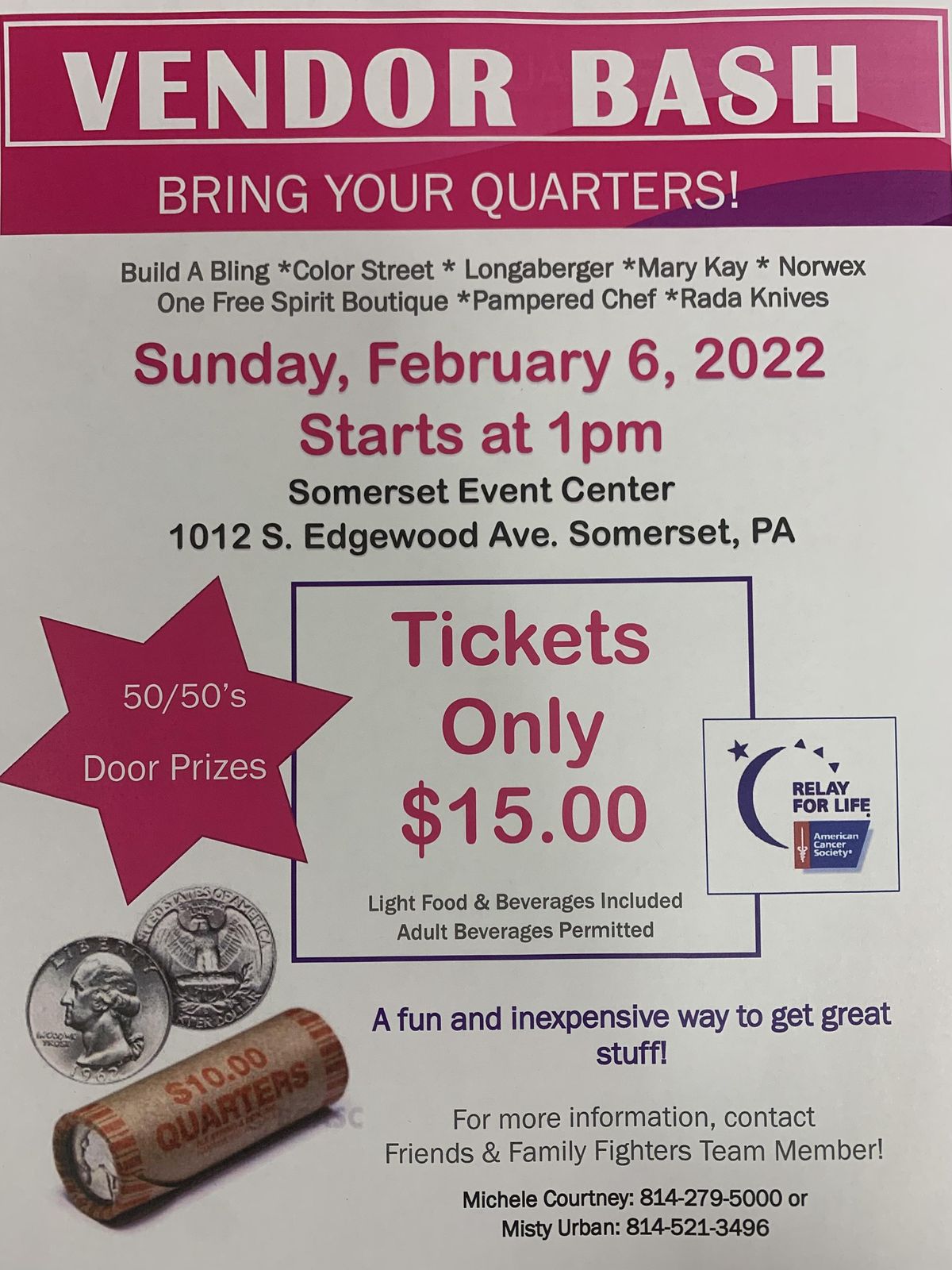 Vendor Bash 1012 S Edgewood Ave Somerset Pa February 6 22 Vendor Bash 1012 S Edgewood Ave Somerset Pa February 6 22