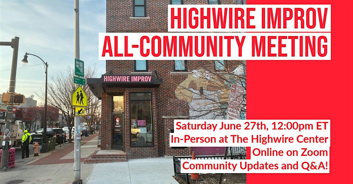 All-Community Meeting - June 2026