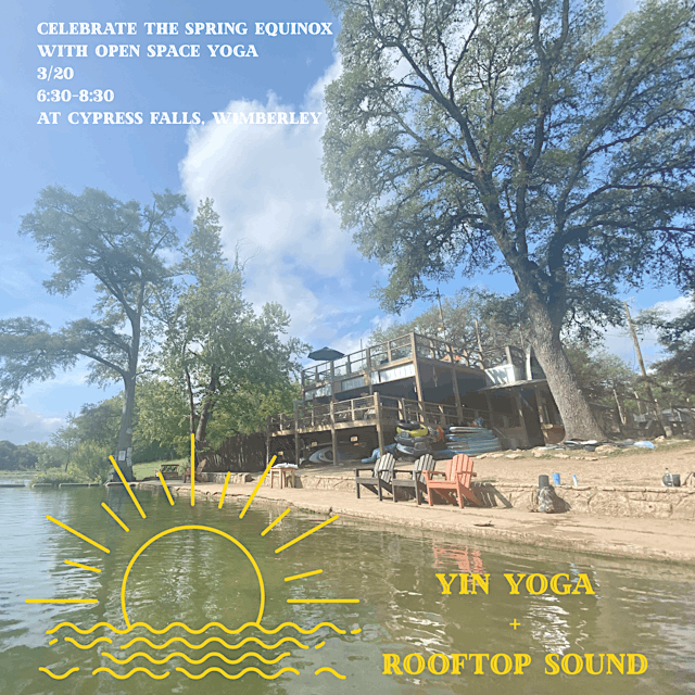 Spring Equinox Yin Yoga + Rooftop Sound 