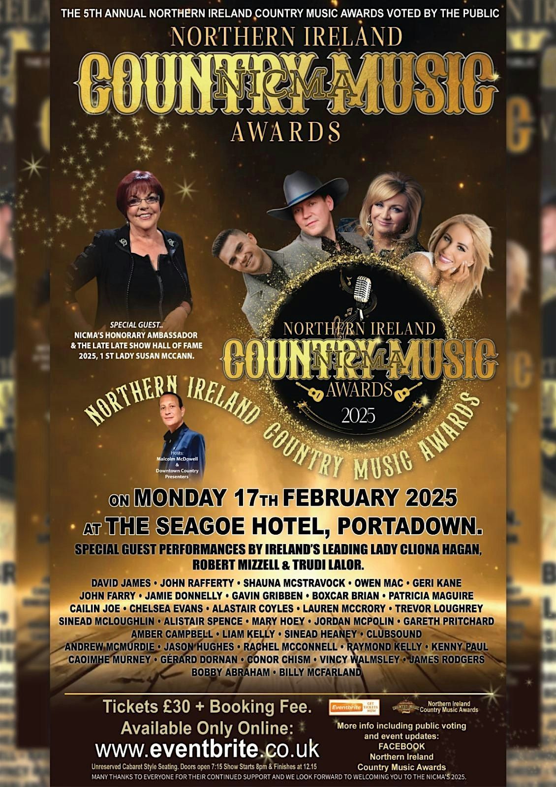 5th Annual Northern Ireland Country Music Awards Seagoe Hotel