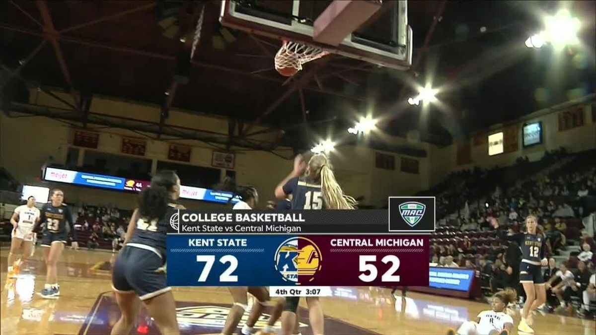 Central Michigan Chippewas at Kent State Golden Flashes Womens Basketball