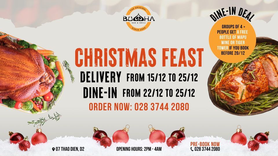 Christmas Turkey Feast ??? Delivery & Dine-in 