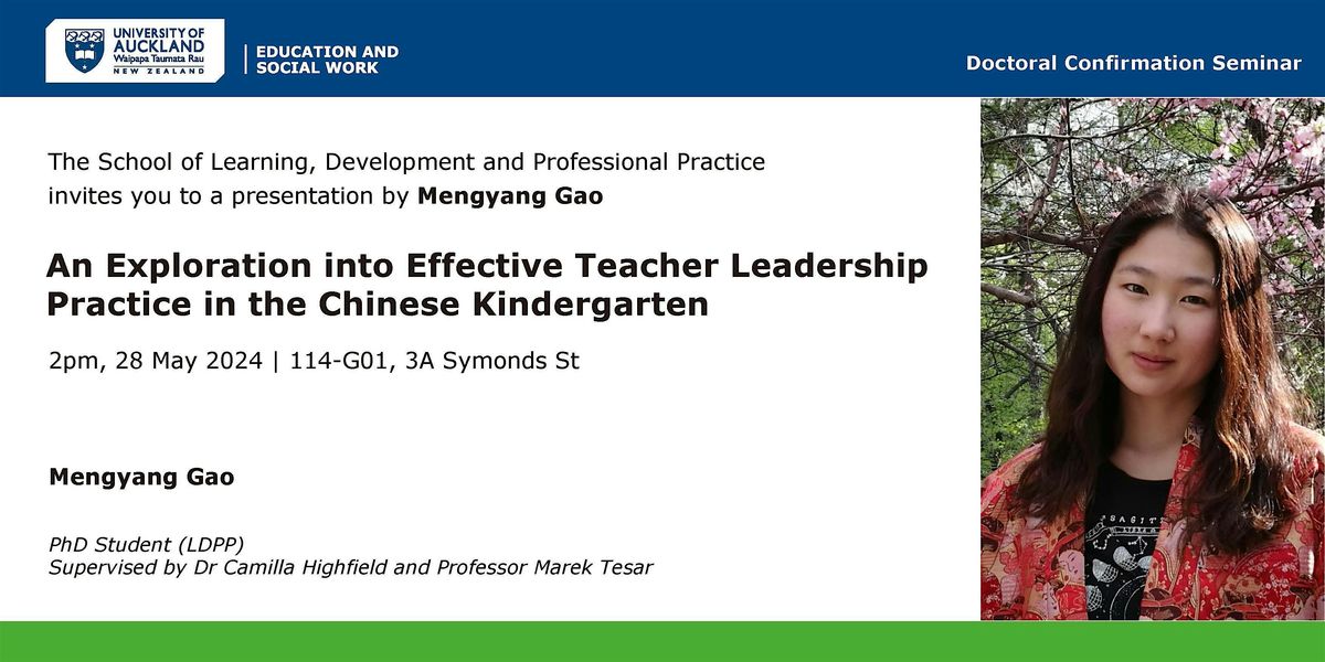 Mengyang Gao Doctoral Confirmation Presentation