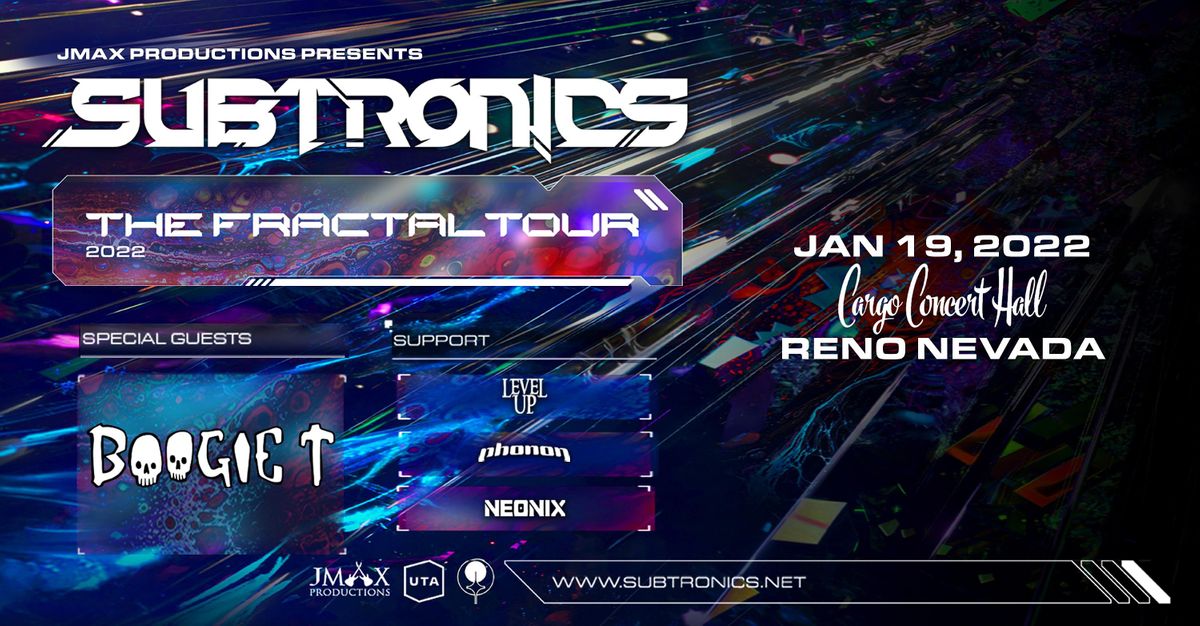 Subtronics Fractal Tour at Cargo Concert Hall Cargo Whitney Peak