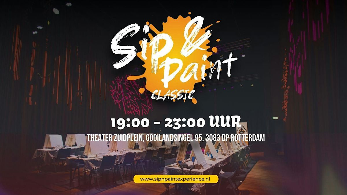 Kopie van Kopie van Kopie van Sip & Paint Classic - Rotterdam