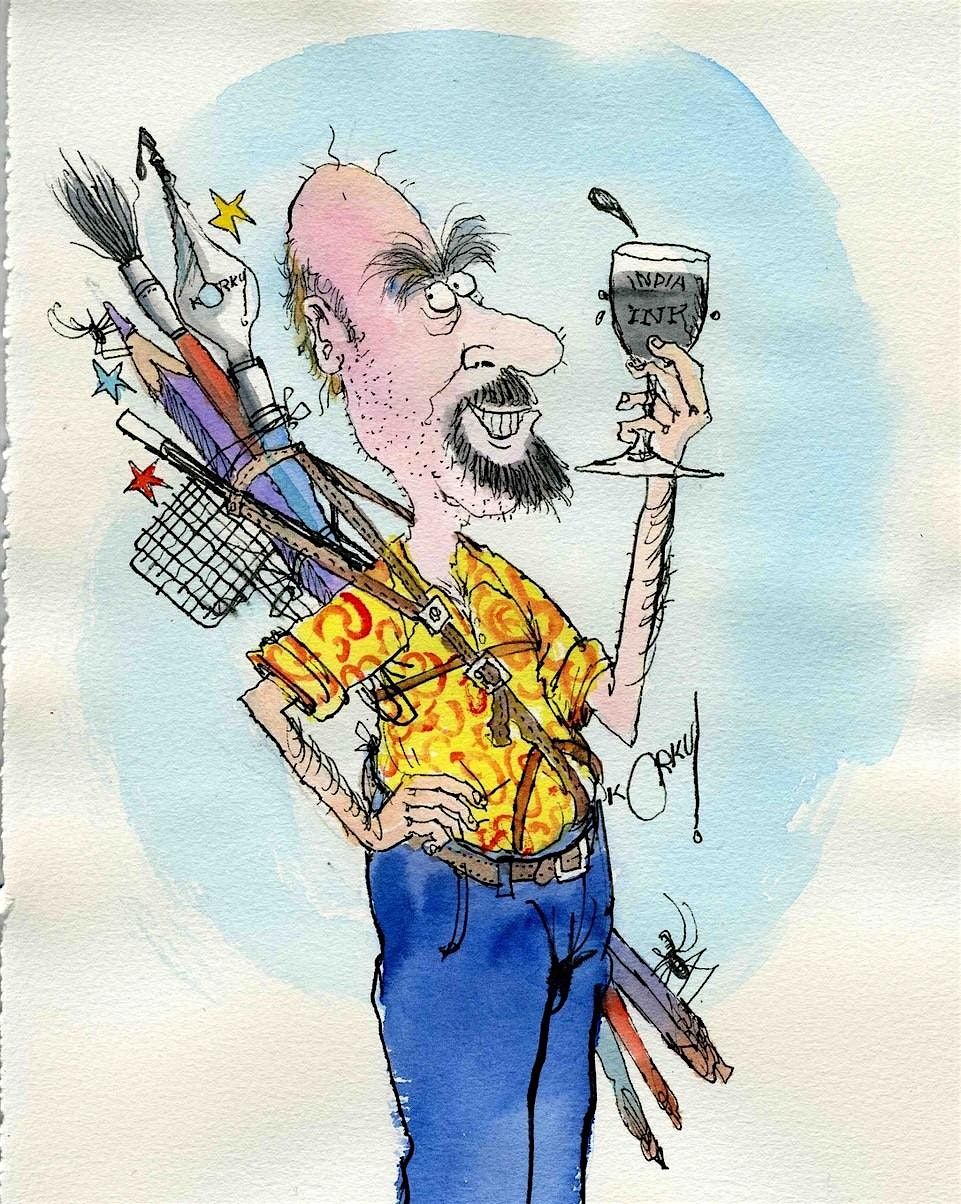 Station Jim Draw-A-Thon with Korky Paul
