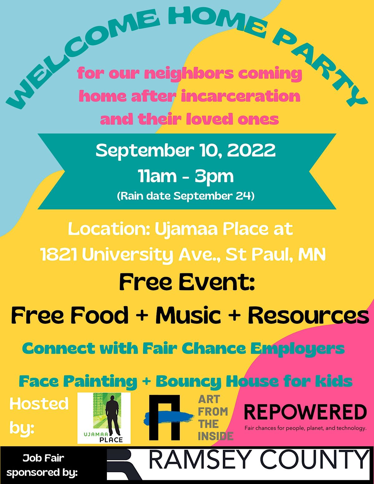 Welcome Home Party | Ujamaa Place, Saint Paul, MN | September 10, 2022