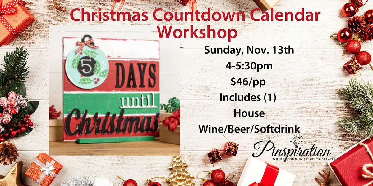 Christmas Countdown Calendar Pinspiration Lake Norman