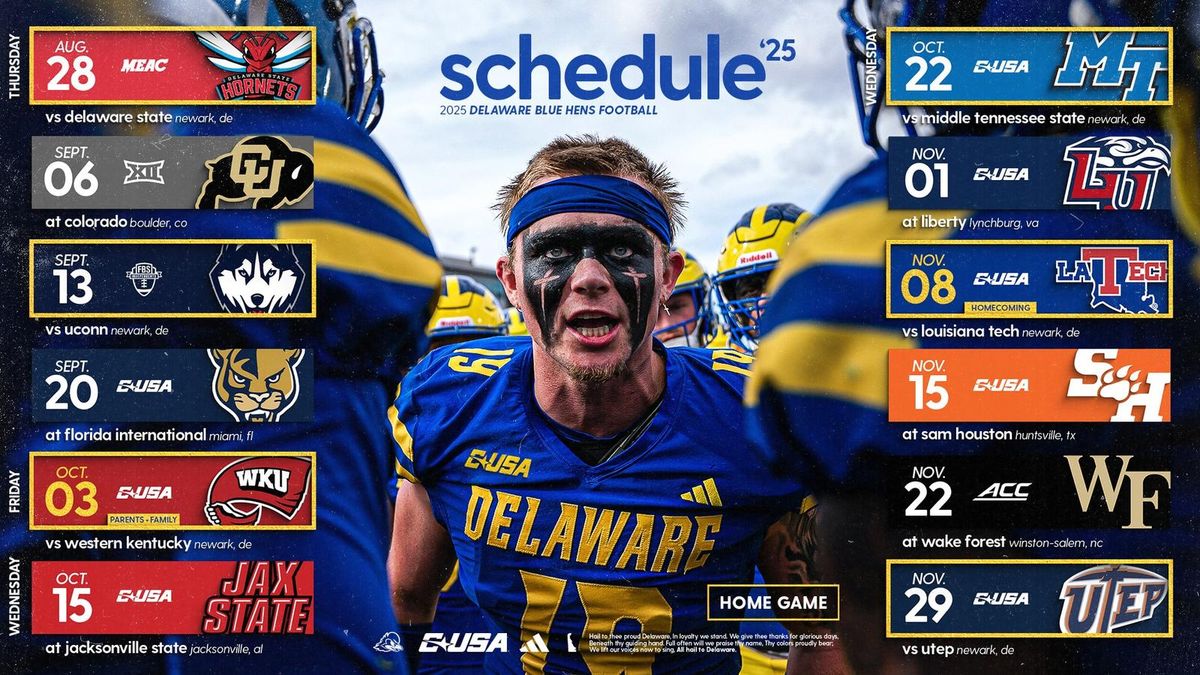 Delaware Blue Hens at Colorado Buffaloes Football