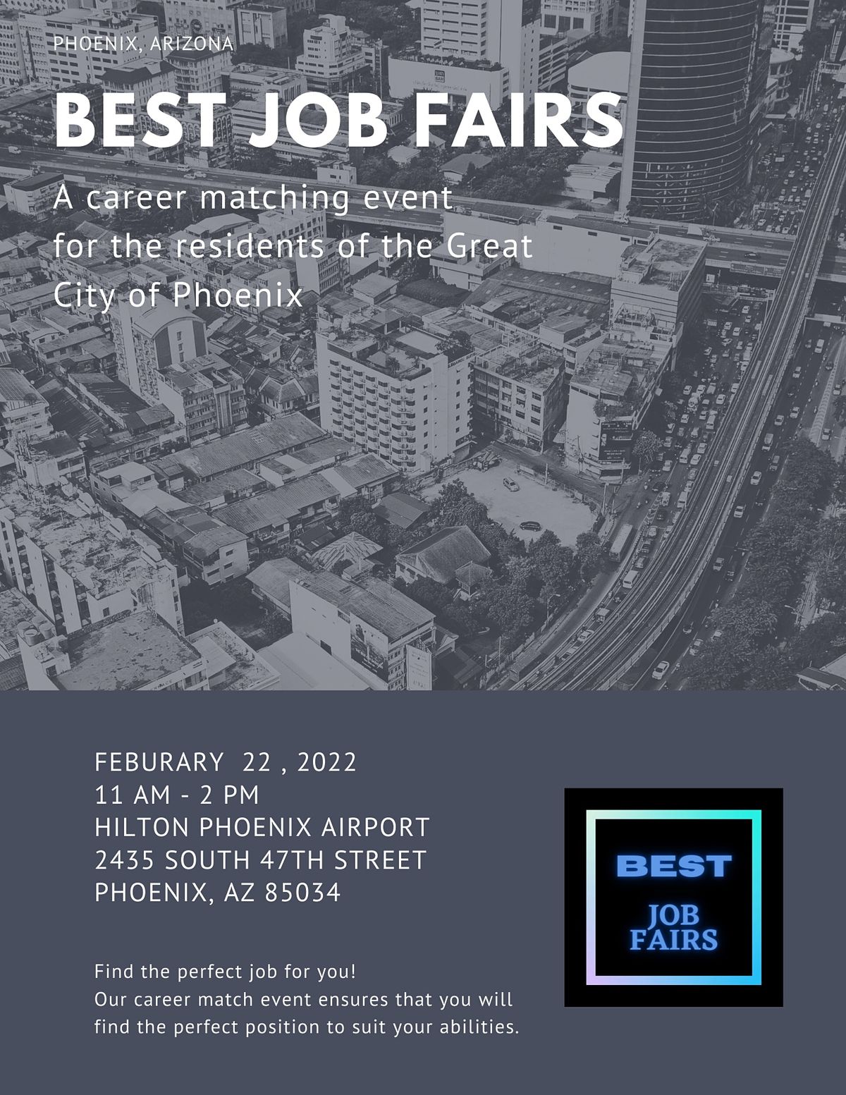 BEST JOB FAIRS PHOENIX ARIZONA, 2022 Hilton Phoenix Airport